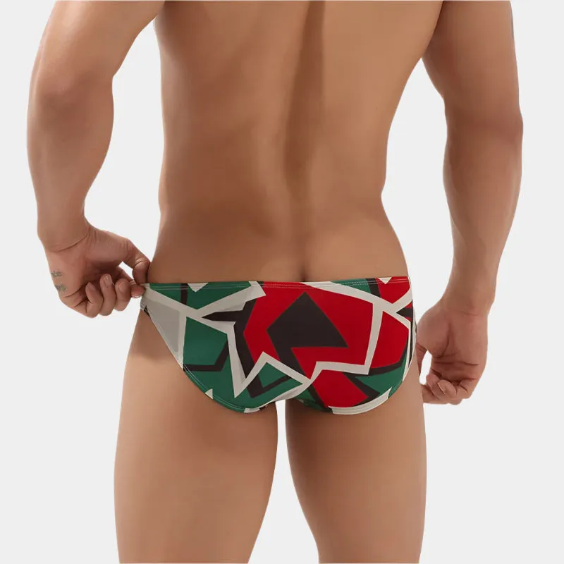 Abstract Swim Briefs