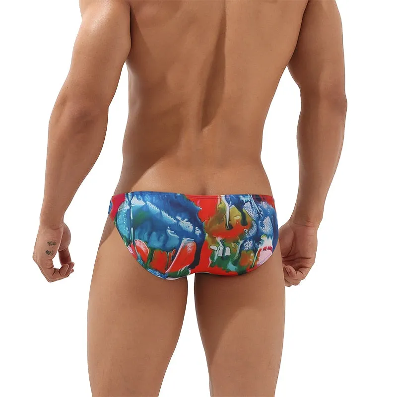 Abstract Swim Briefs