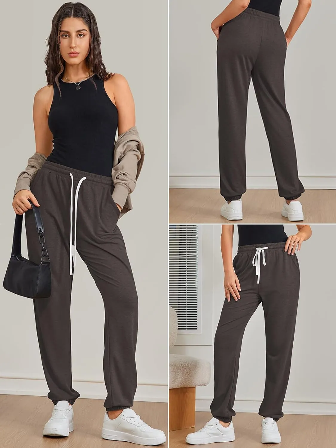 ATHMILE Baggy Sweatpants for Women with Pockets-Lounge Womens Pajams Pants-Womens Running Joggers Fall Clothes Outfits 2025