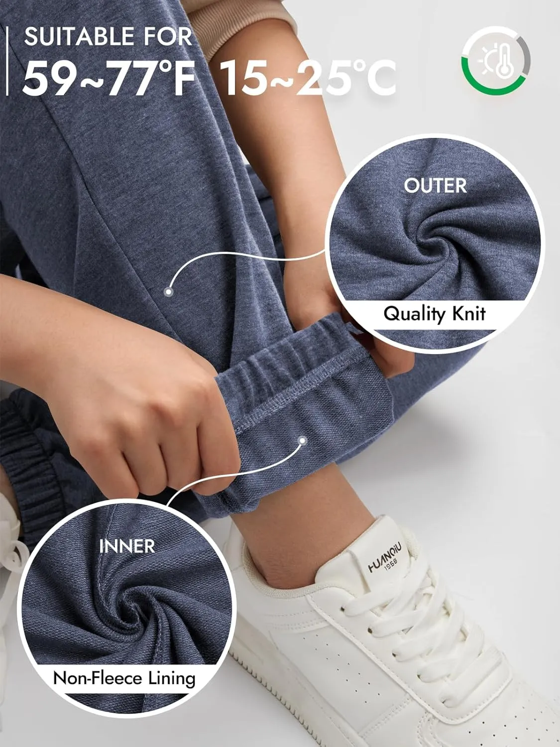ATHMILE Baggy Sweatpants for Women with Pockets-Lounge Womens Pajams Pants-Womens Running Joggers Fall Clothes Outfits 2025