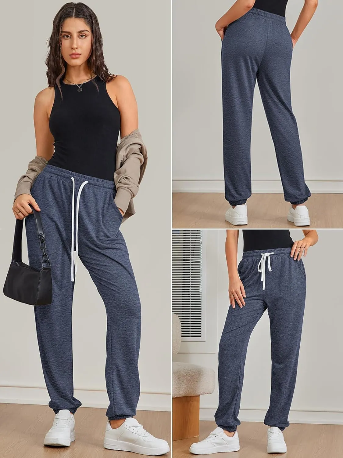 ATHMILE Baggy Sweatpants for Women with Pockets-Lounge Womens Pajams Pants-Womens Running Joggers Fall Clothes Outfits 2025