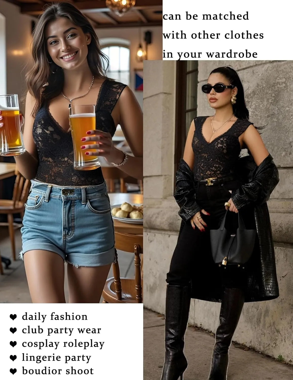 Avidlove Lace Tops for Women V Neck Crop Camisole Sleeveless Sexy Y2k Shirt Going Out Outfits 2025 Trendy