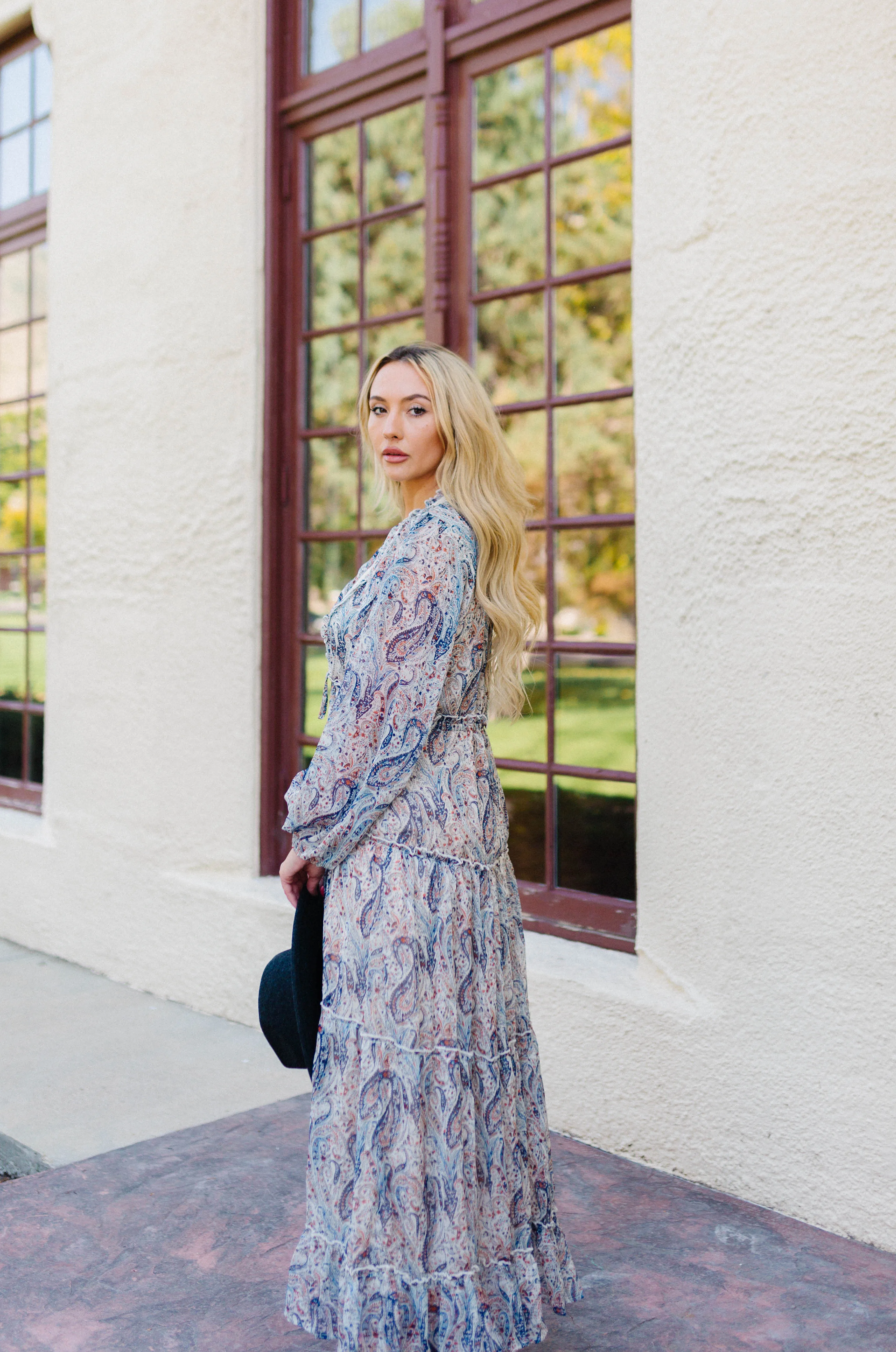 Bohemian Blues Dress - Dark Multicolor