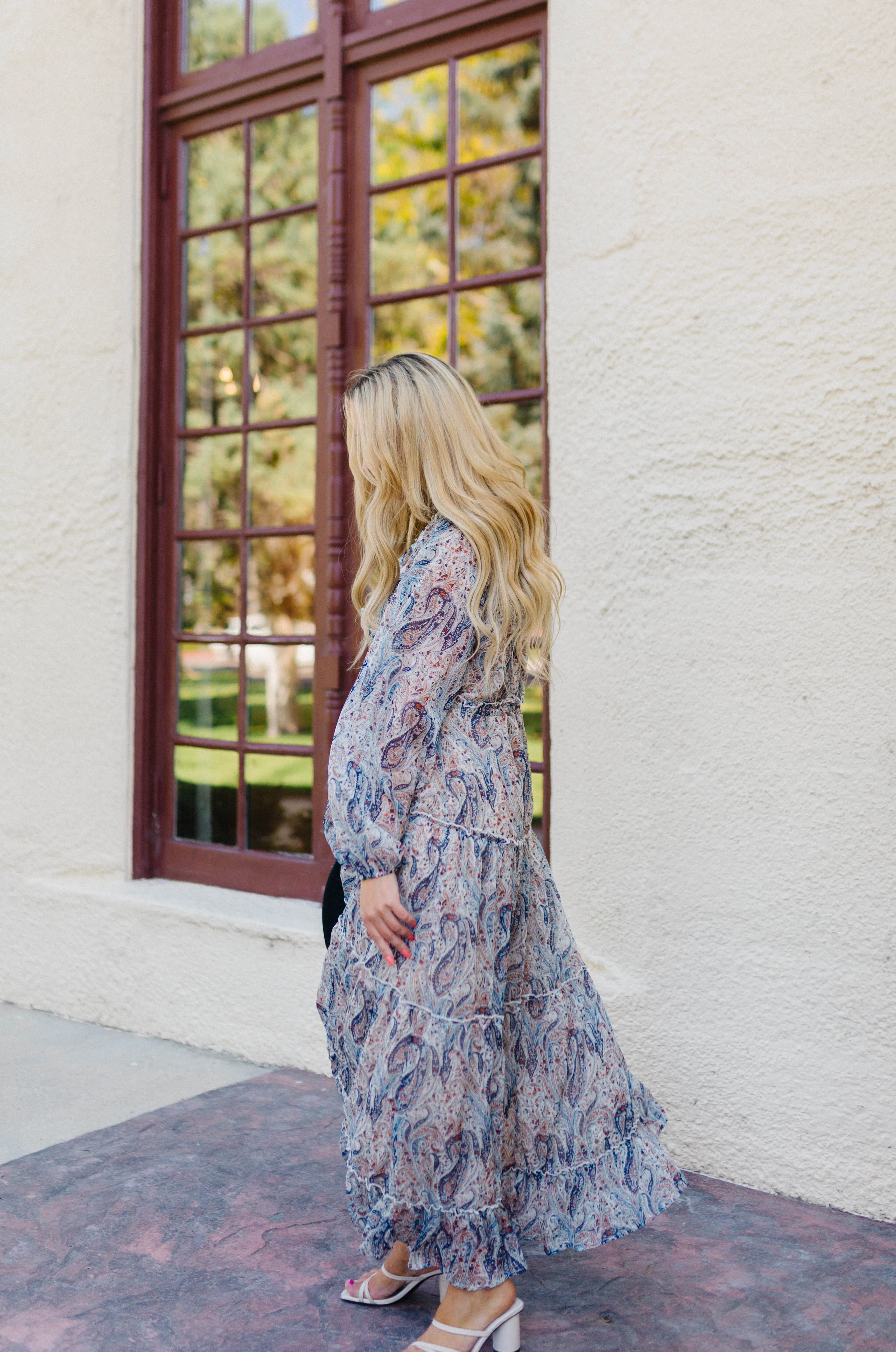 Bohemian Blues Dress - Dark Multicolor