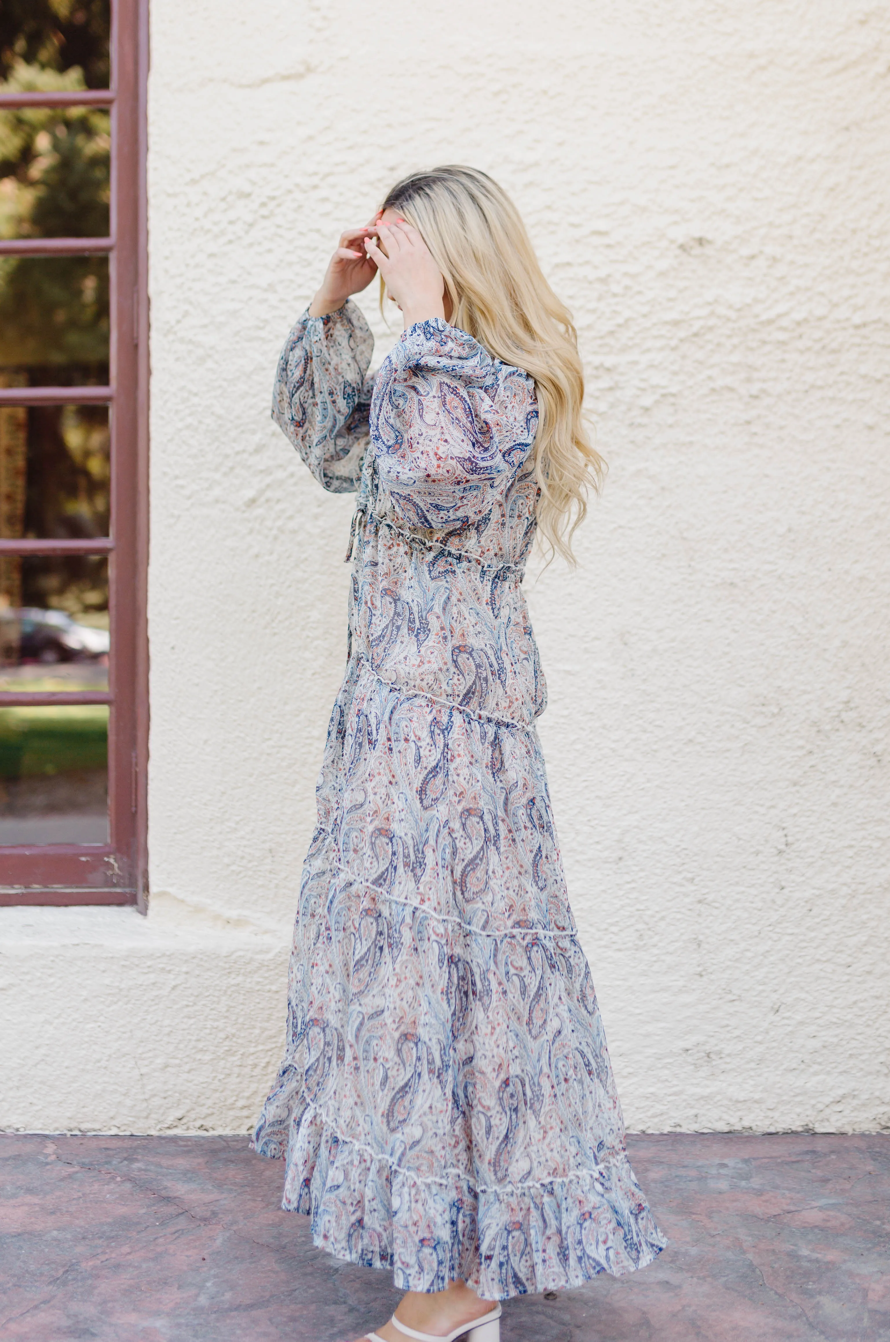 Bohemian Blues Dress - Dark Multicolor