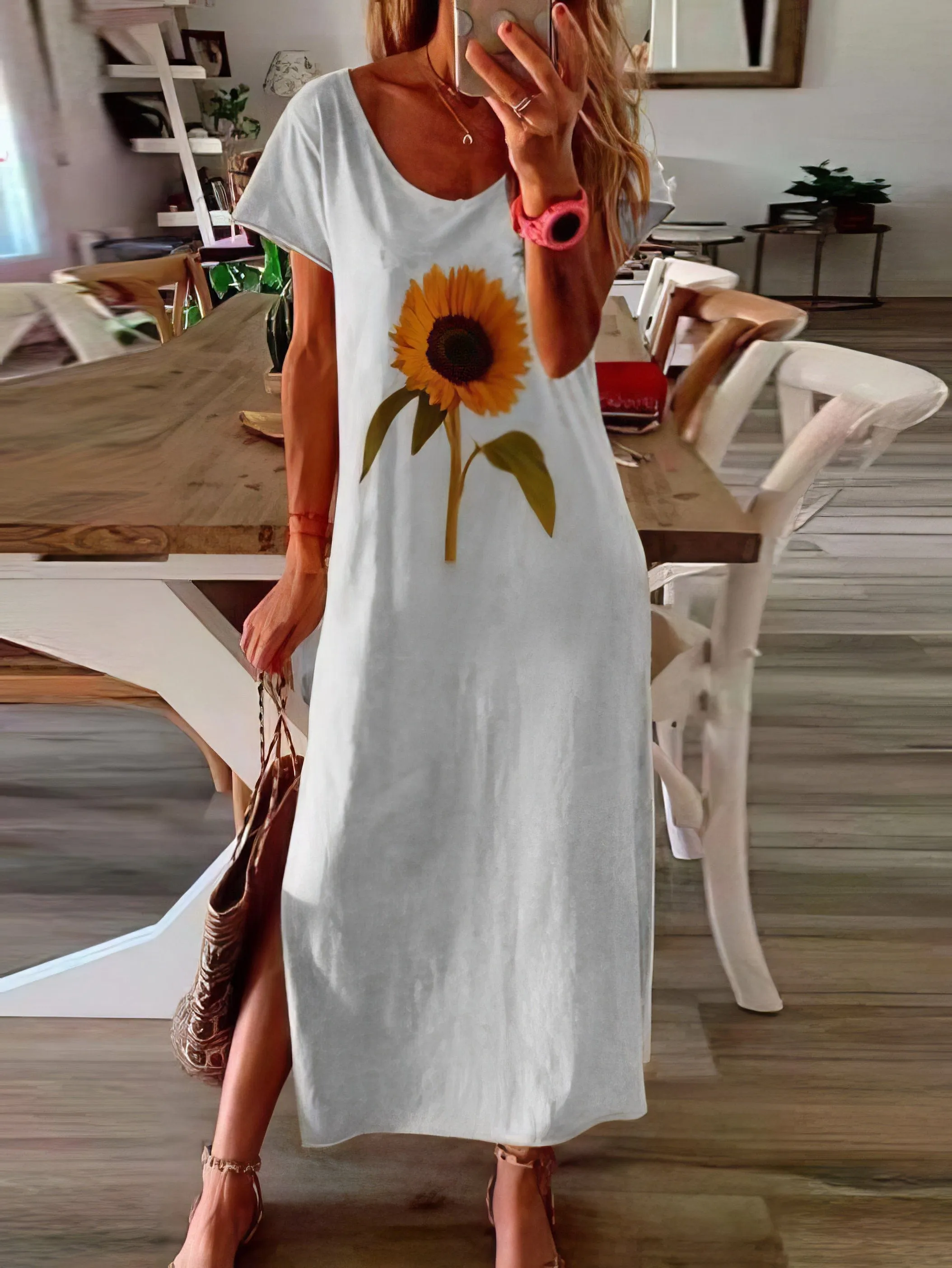 Bohemian Corduroy Dress