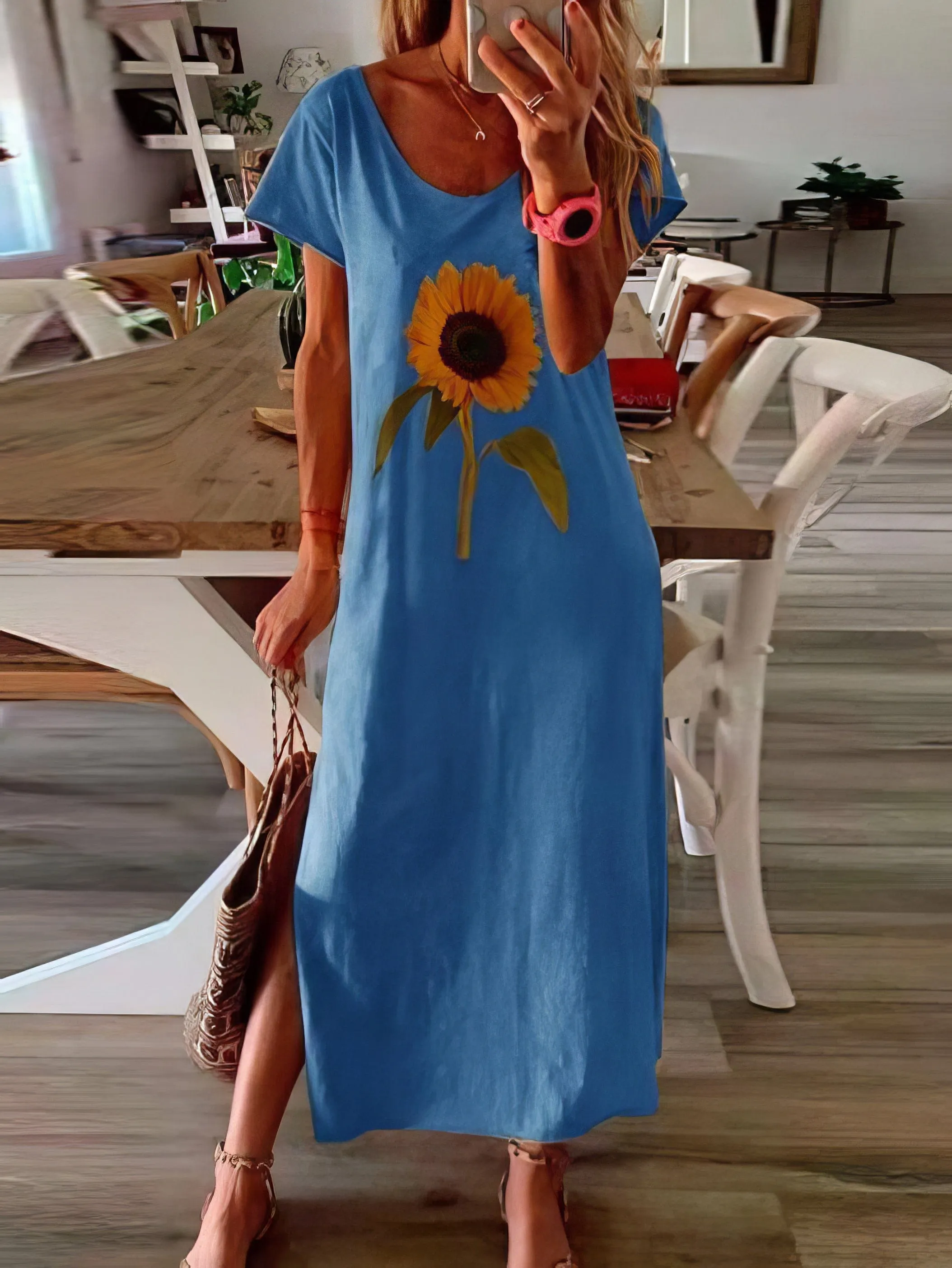 Bohemian Corduroy Dress