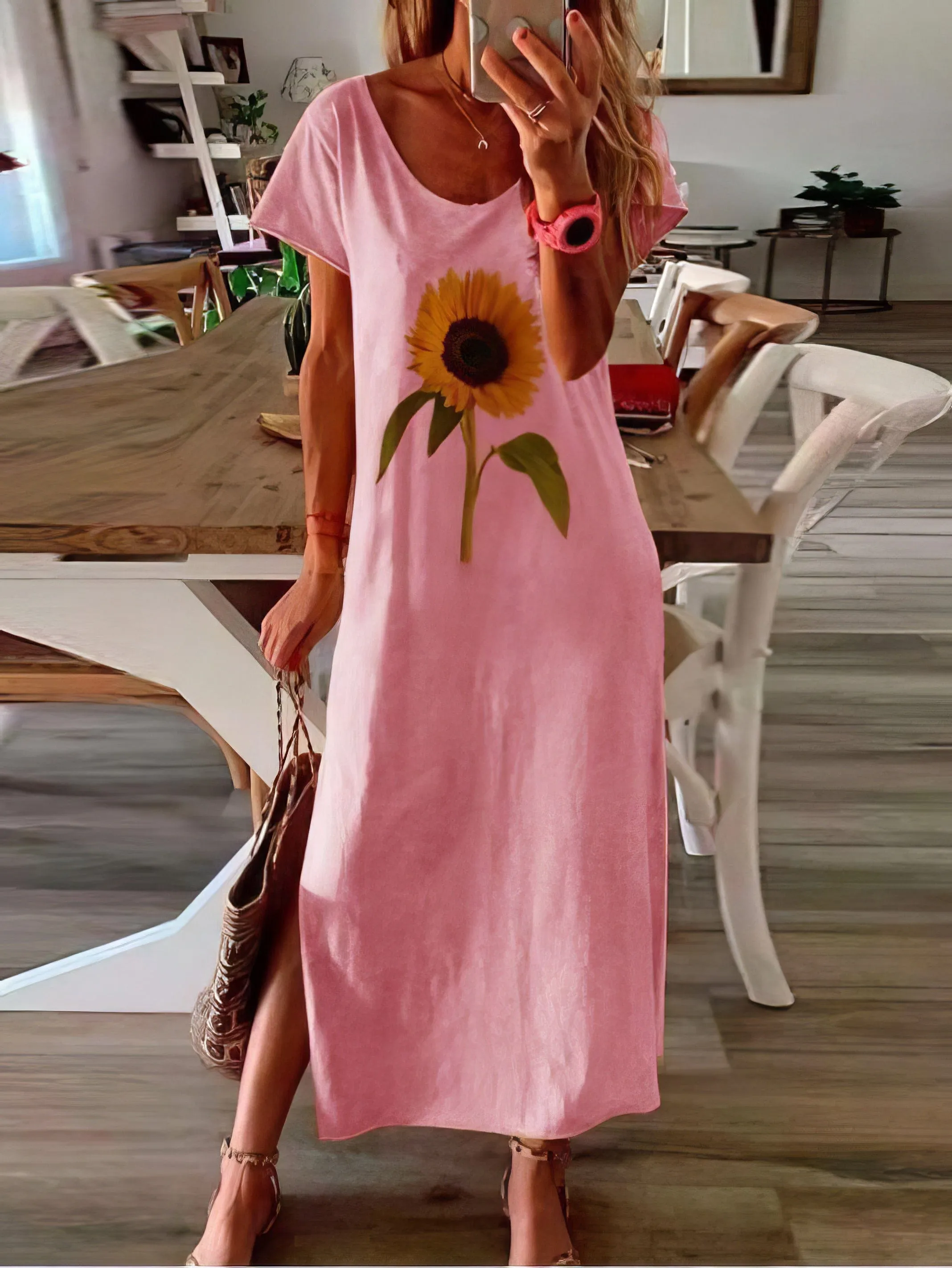 Bohemian Corduroy Dress