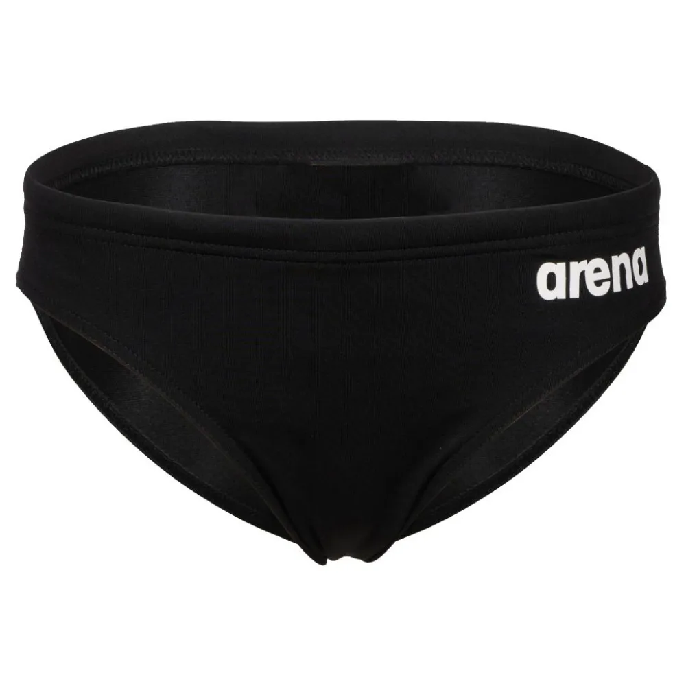 BOYS' TEAM SWIM BRIEF SOLID - BLACK