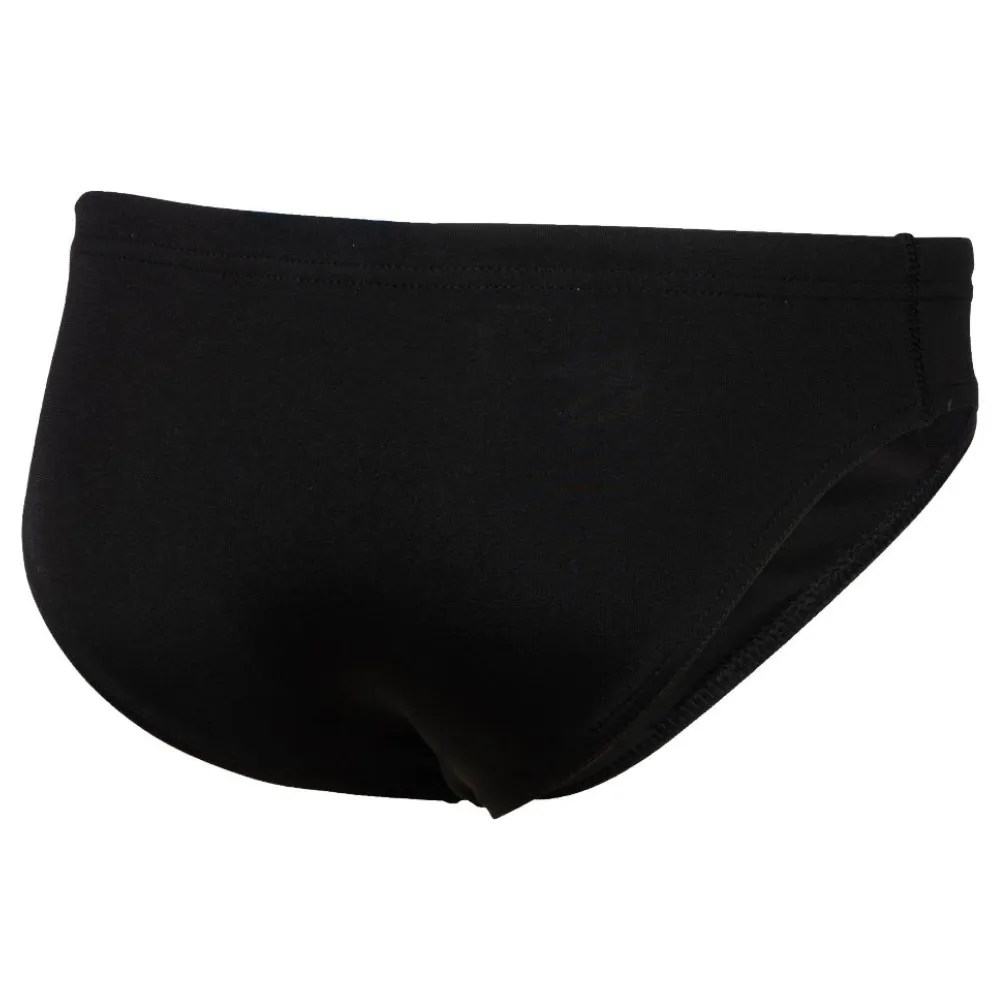 BOYS' TEAM SWIM BRIEF SOLID - BLACK