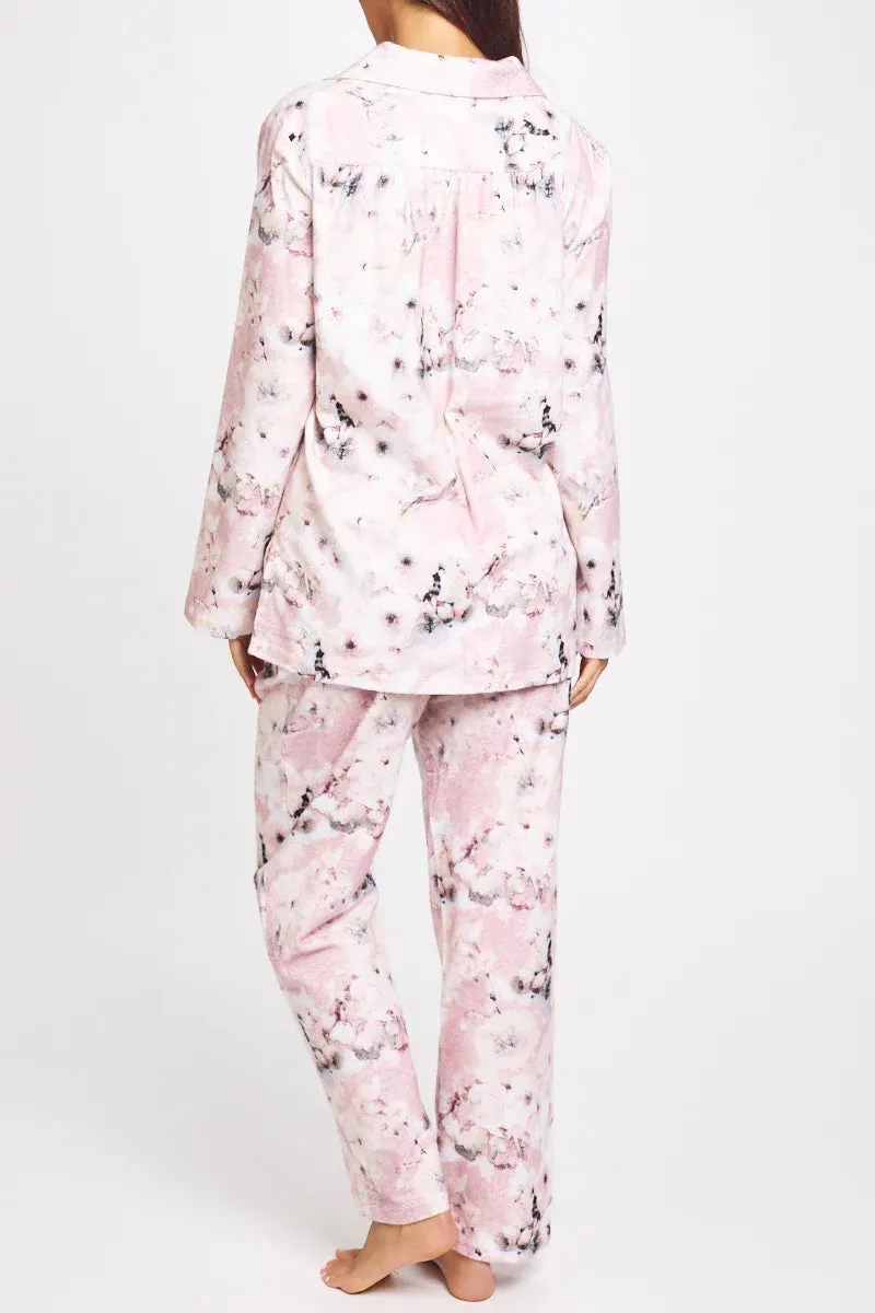 Brushed Cotton PJ Pant Cherry Blossom