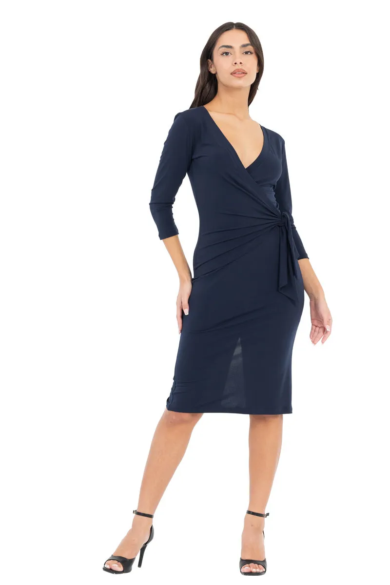 Casual Wrap Dress