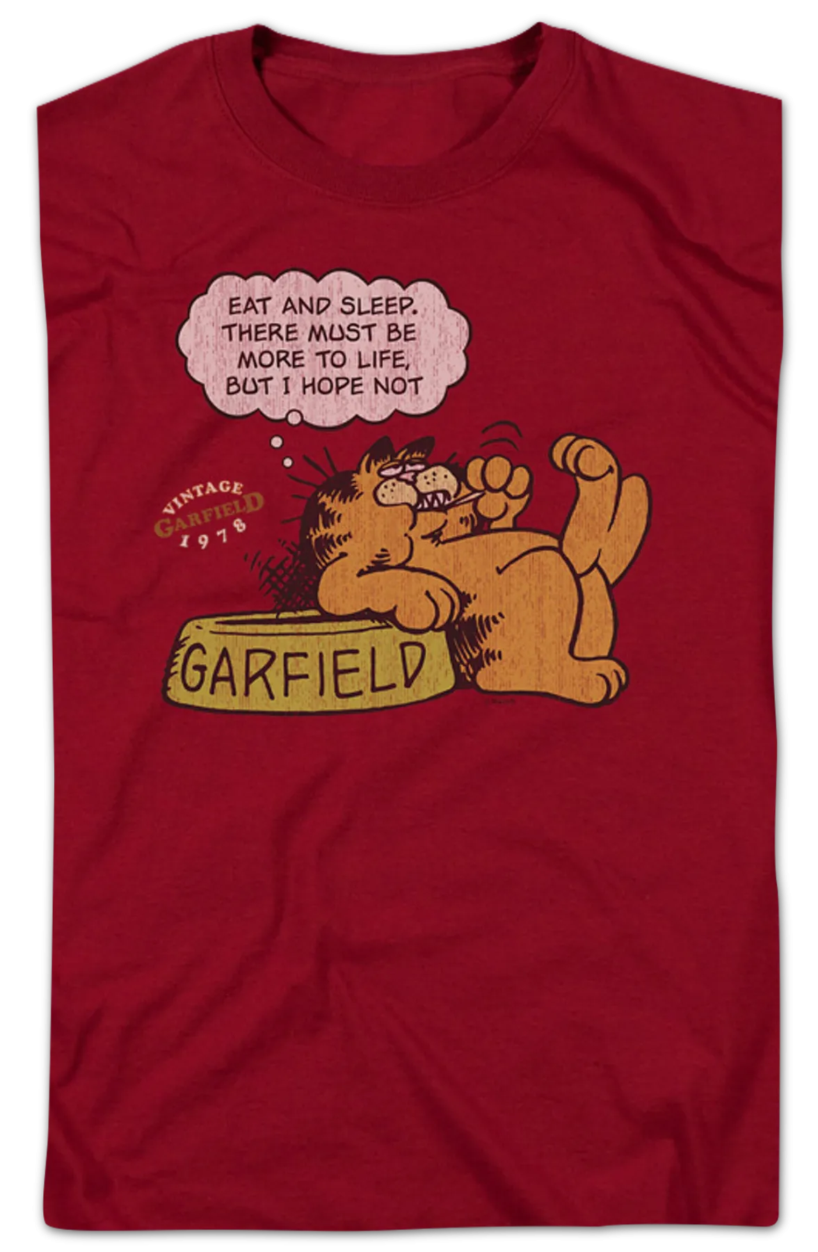 Eat And Sleep Garfield T-Shirt