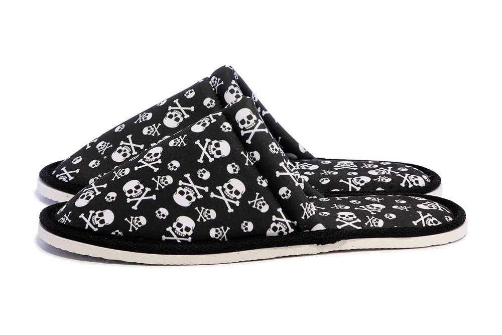 Gift Pack for Him Danger Skull Slippers and Pillow Case Pack Home Decor Pillow Cases Cushion Cover
