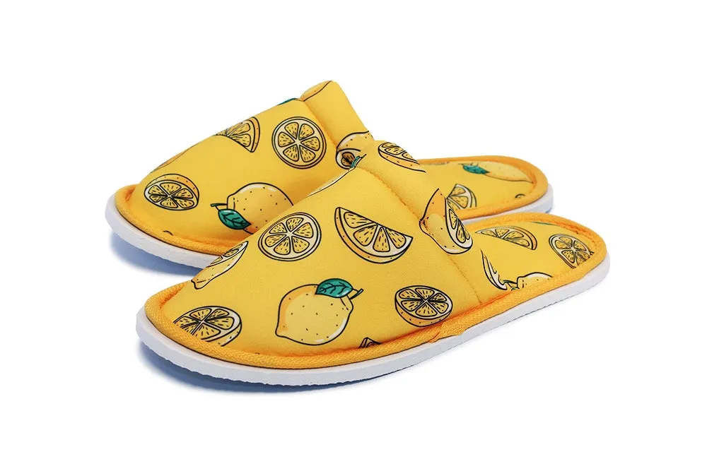 Gift Pack Lemon For Him Watermelon For Her Home Slippers Kitchen Garage Dorm Bedroom Lightweight