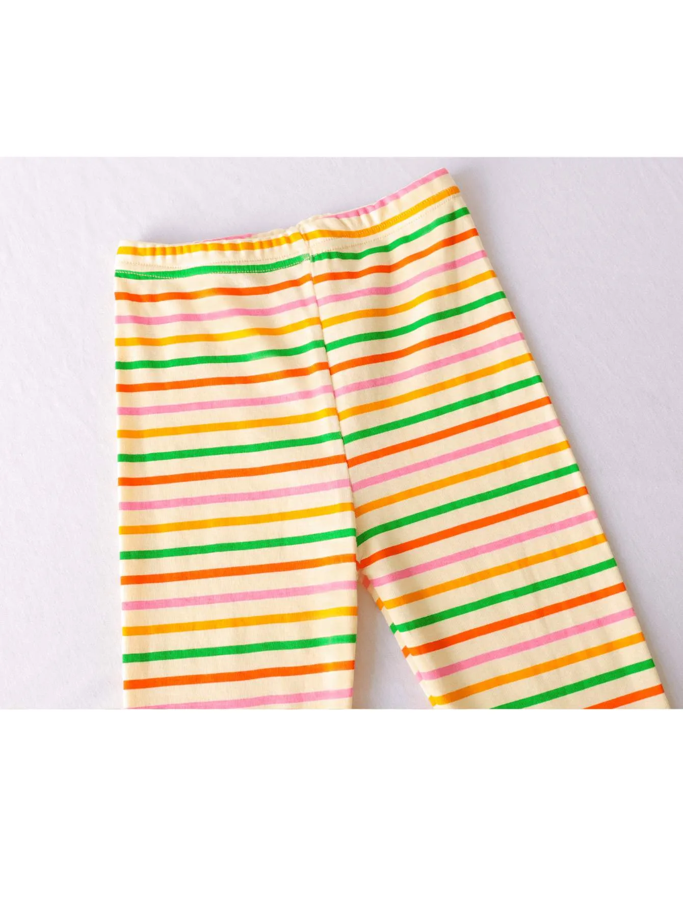 Girls' Snug Fit Cotton Yellow Cool Mood Pajama Set Sleepwear