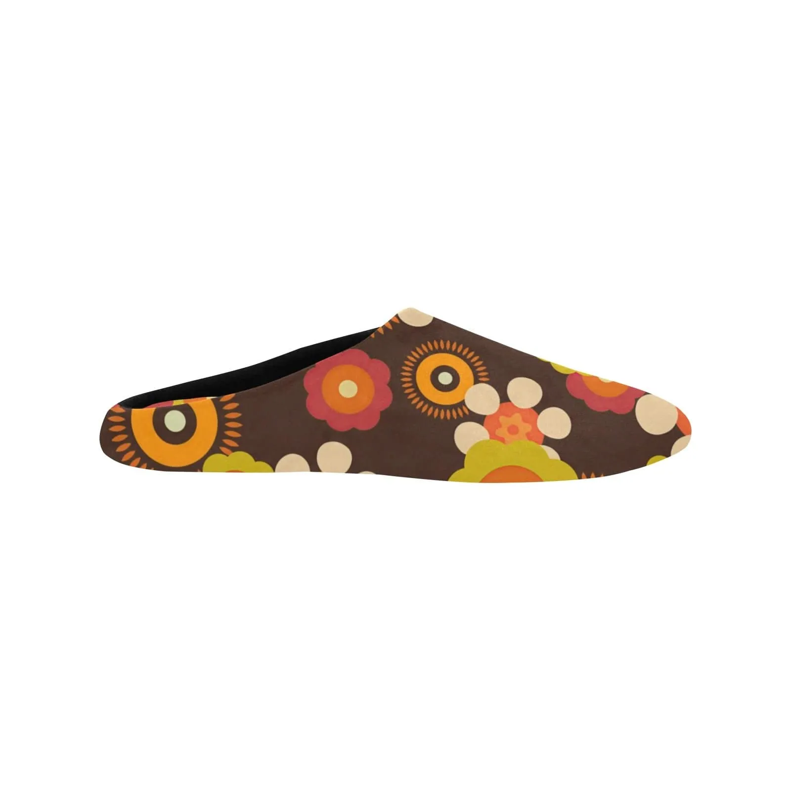 Groovy Funky Hippie Boho Floral Bedroom Slippers - 681623