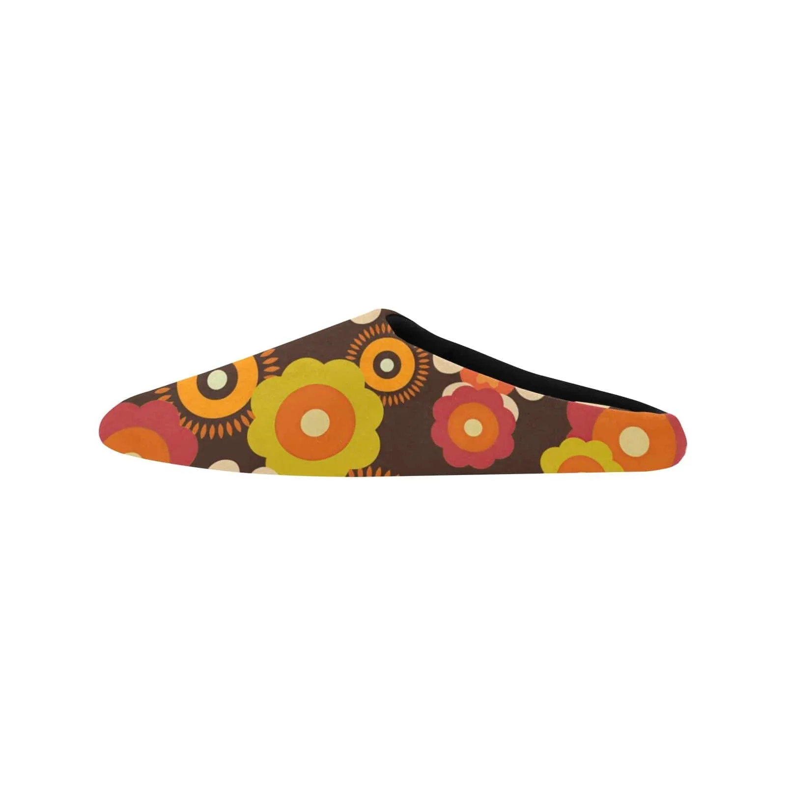 Groovy Funky Hippie Boho Floral Bedroom Slippers - 681623