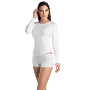 Hanro Cotton Seamless Long Sleeve Shirt
