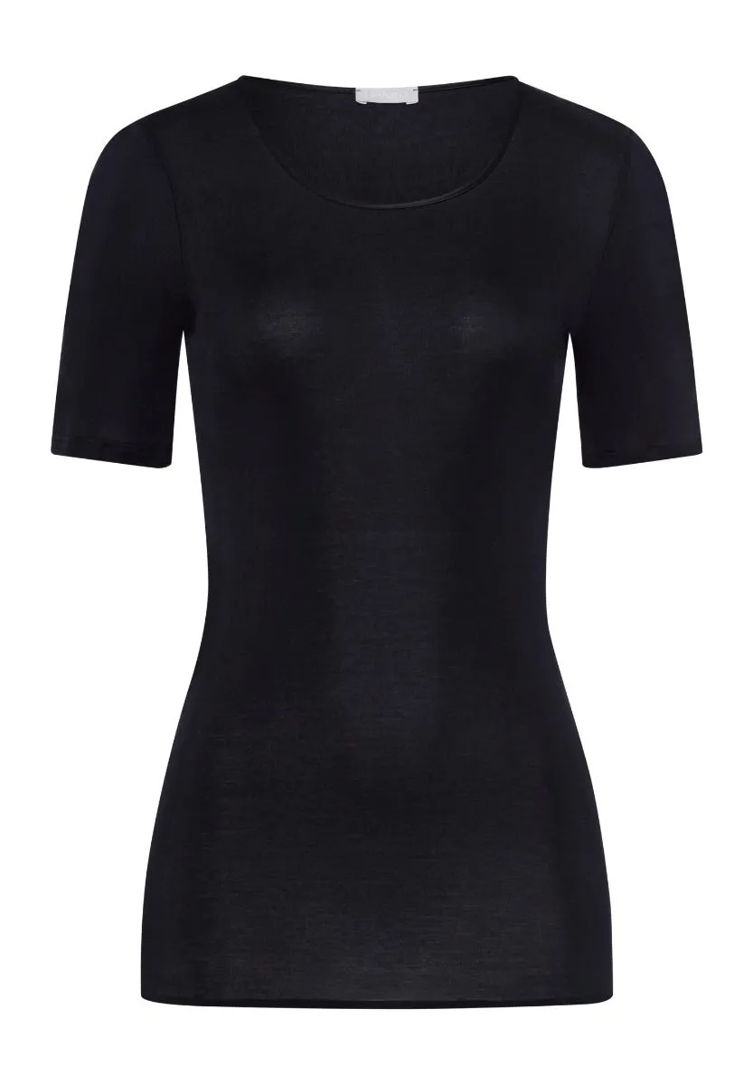 Hanro Cotton Seamless Short Sleeve Shirt