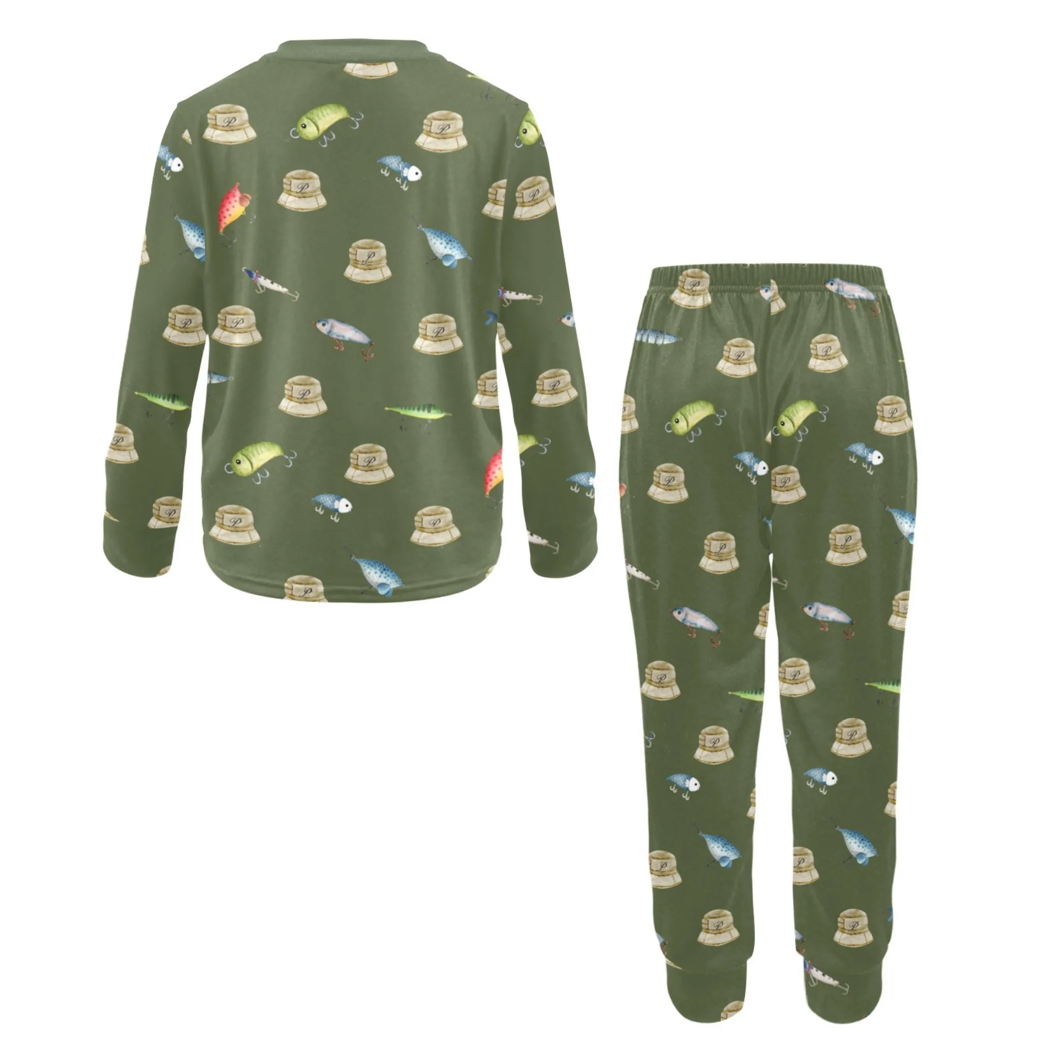 Hudson Boys' Pajama Set | Crew Neck Long Pajama Set | Soft Long Sleeve Sleepwear for Lounging and Relaxing