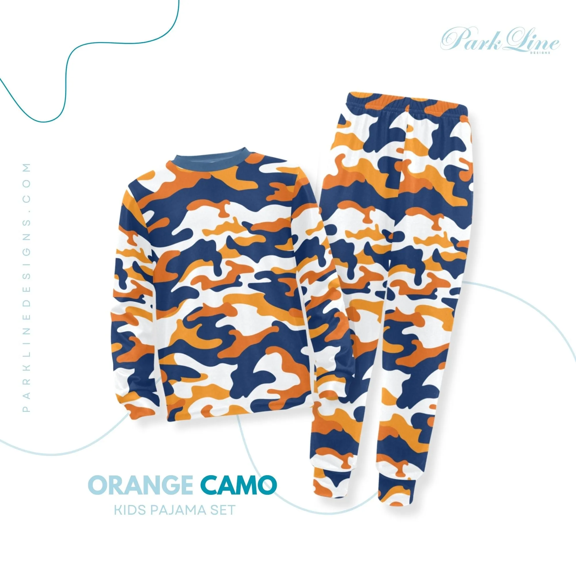 Hudson Boys' Pajama Set | Crew Neck Long Pajama Set | Soft Long Sleeve Sleepwear for Lounging and Relaxing