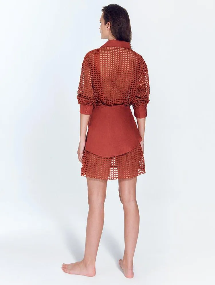 Jesabel Red Ochre Dress