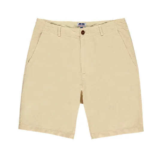 Linen Shorts in Stone