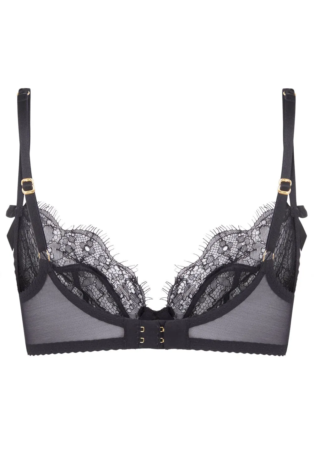 Lorna Lace Plunge Bra Black
