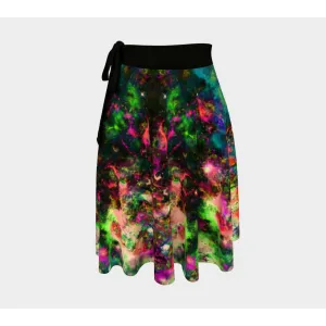 Lucid Psychedelic Wrap Skirt