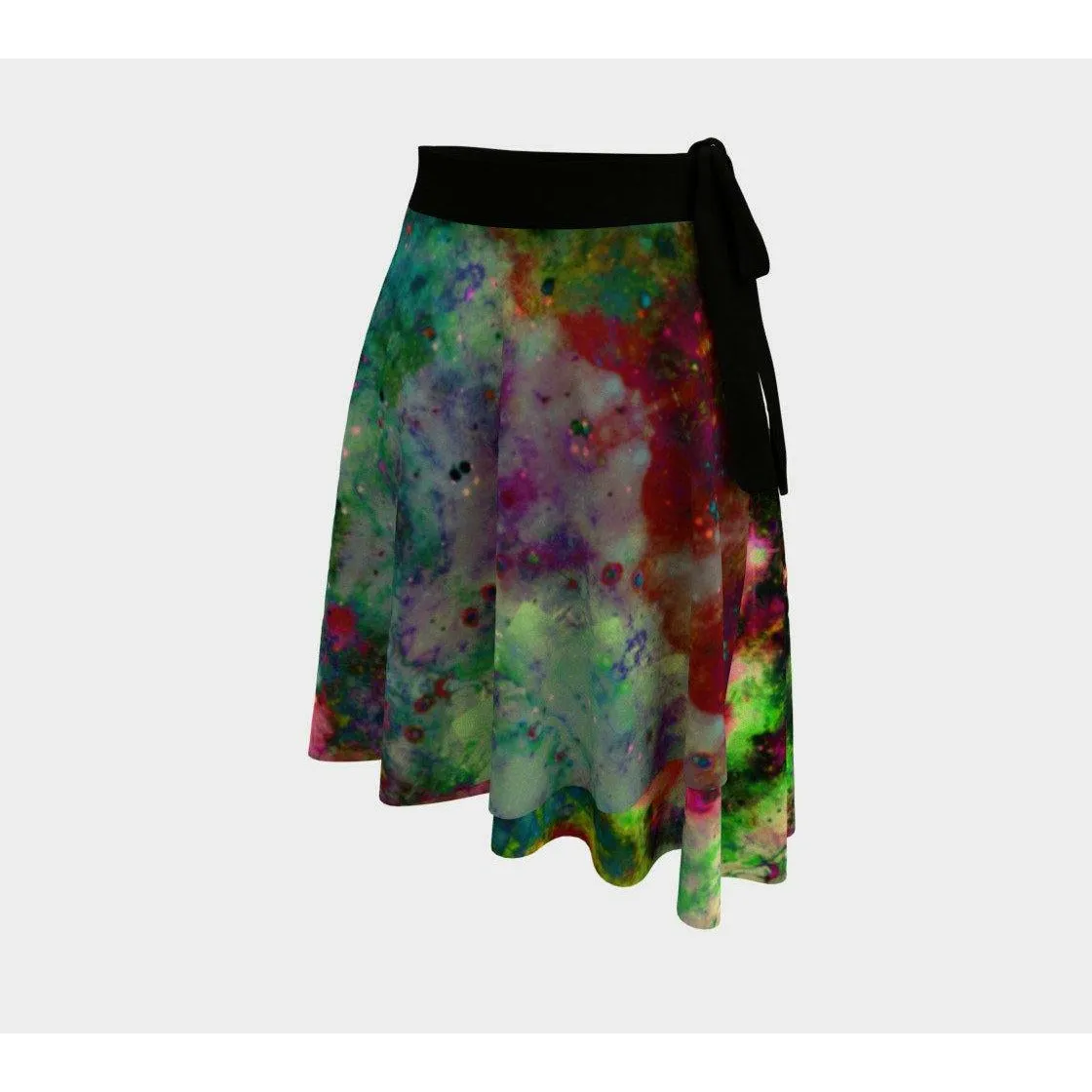 Lucid Psychedelic Wrap Skirt