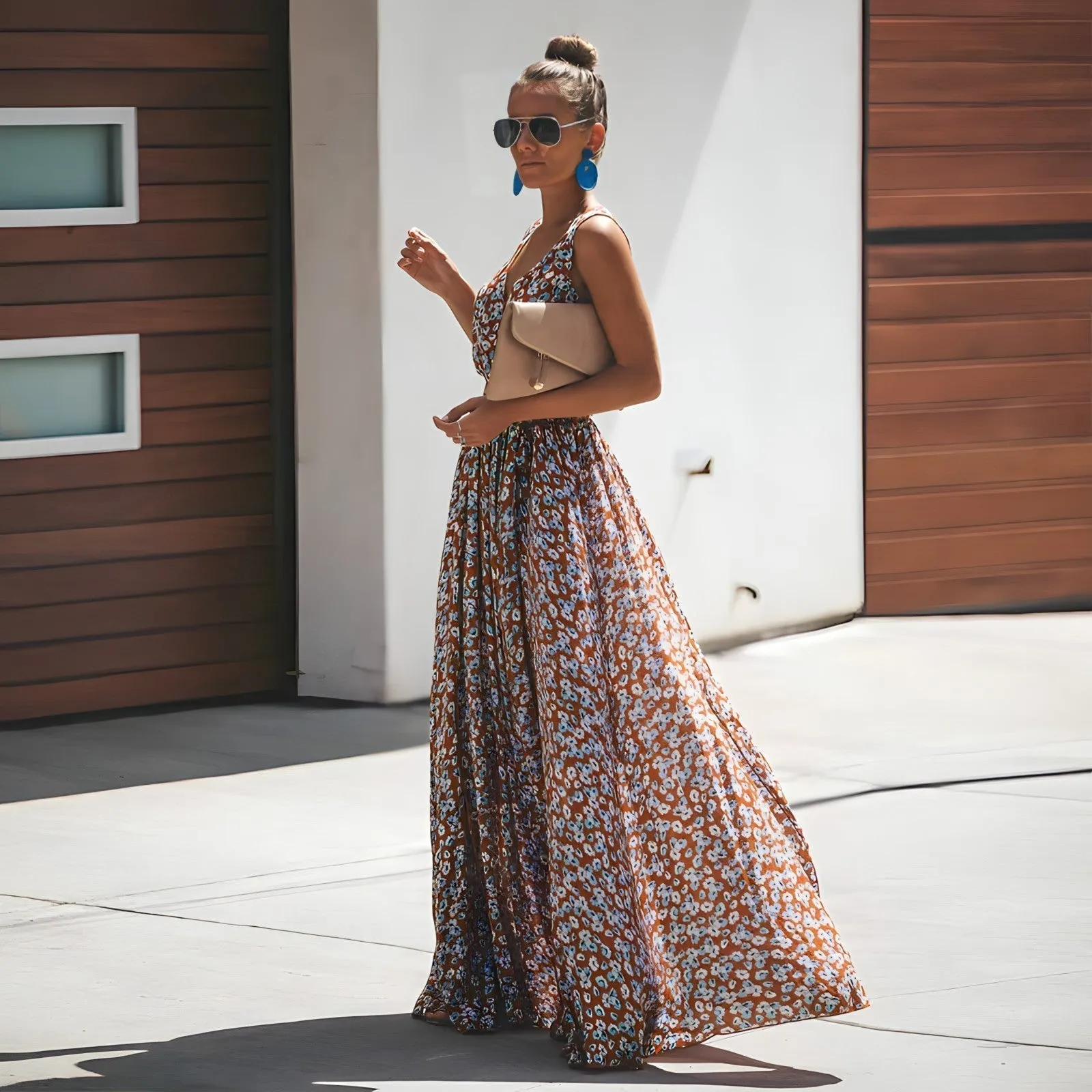 Mavies Bohemian Chic Maxi Summer Dress