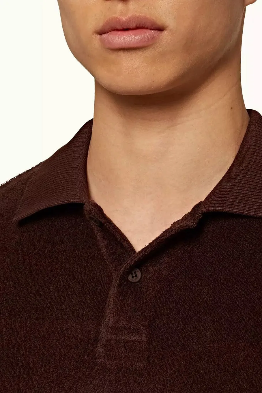 Men’s Felix Linen Polo - Port