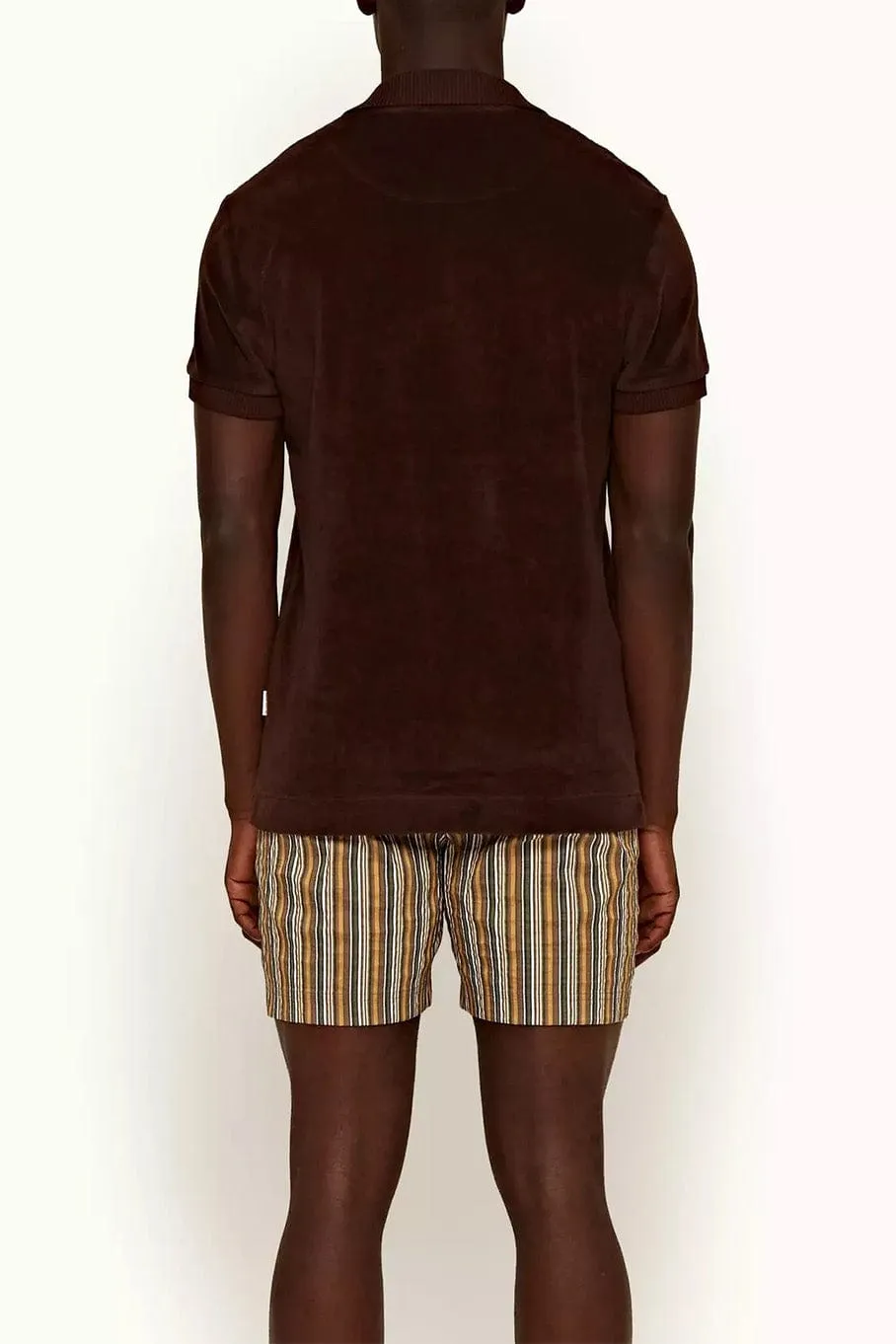 Men’s Felix Linen Polo - Port