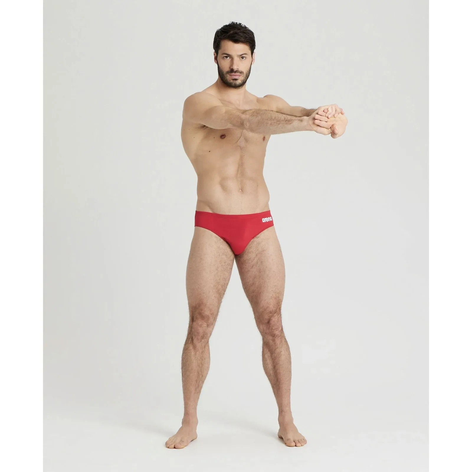MEN'S SOLID BRIEF - RED