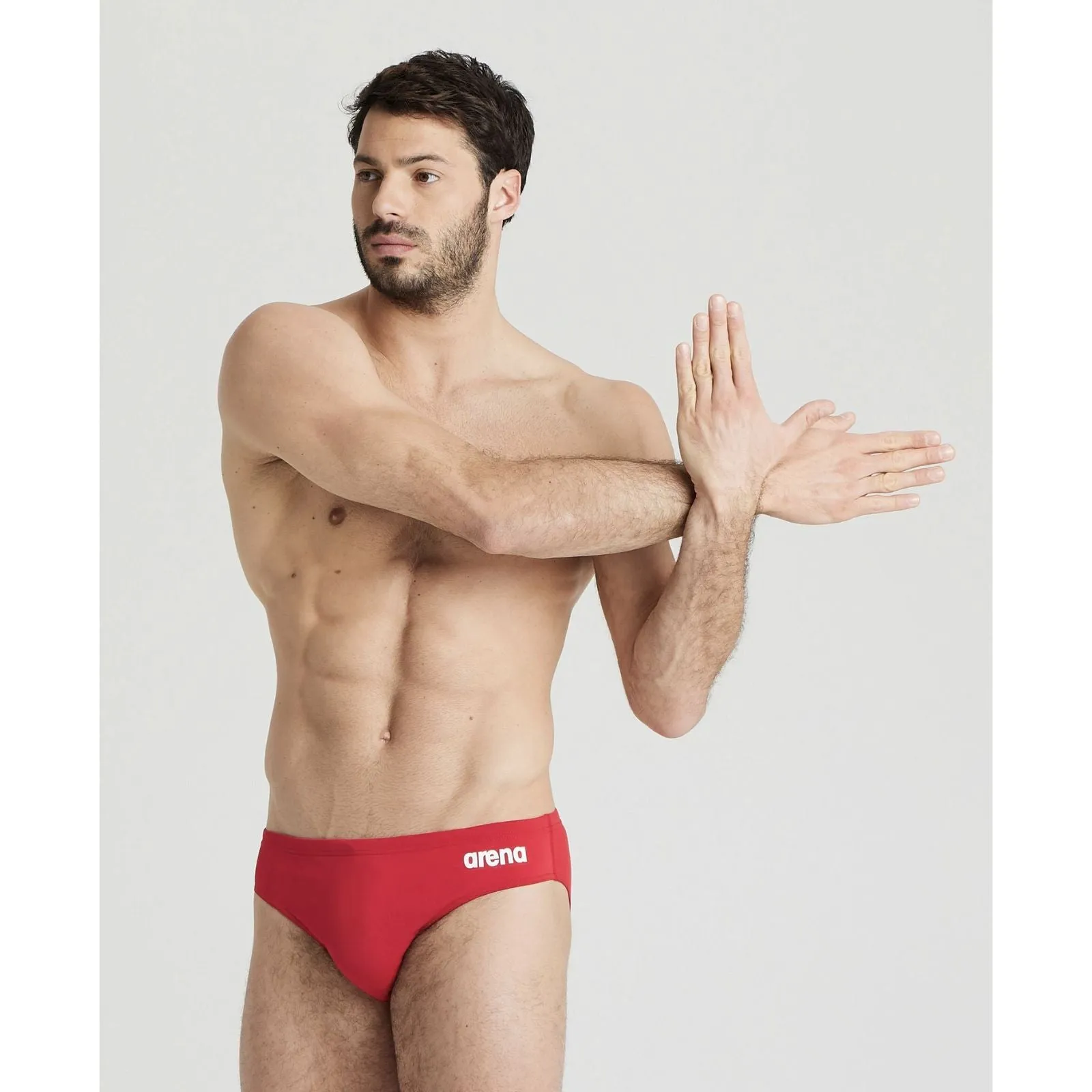 MEN'S SOLID BRIEF - RED