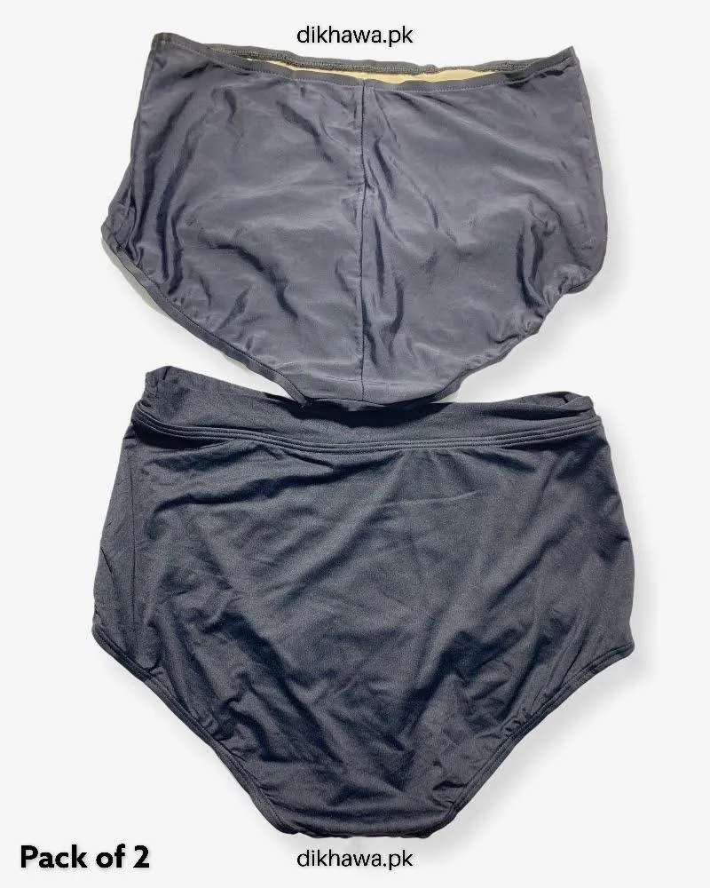 Pack of 2 Imported Stocklot Branded Silk Panty Bikini Style Sexy Sexy Panty Swimwear Panty