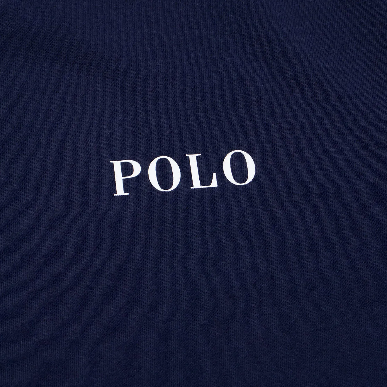 Polo Ralph Lauren Logo Cotton Jersey Sleep Shirt Cruise Navy Polo Tee