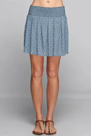 Printed Mini Skirt