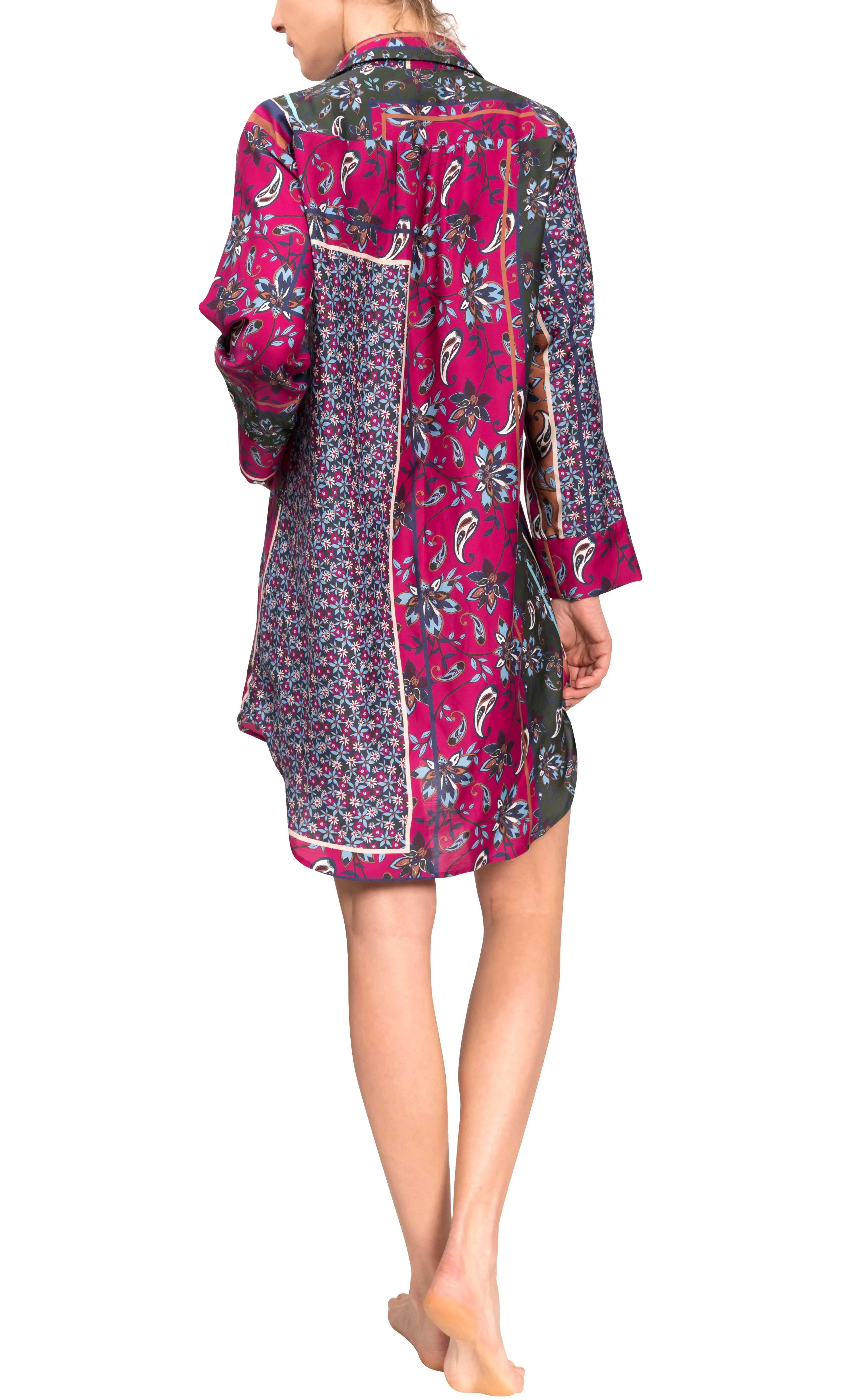 Rick Boyfriend Night Shirt - English Garden