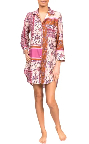 Rick Boyfriend Night Shirt - English Garden