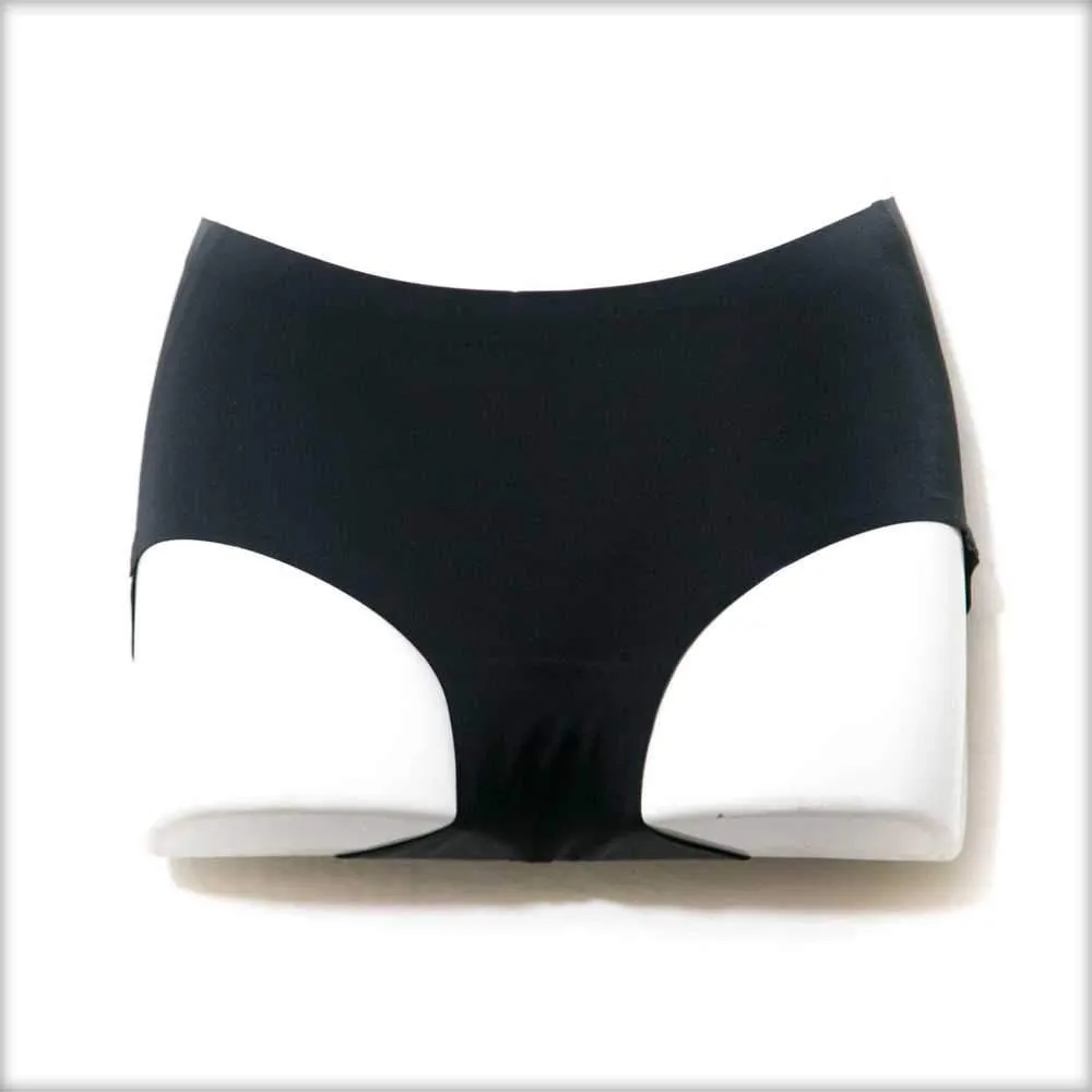 Silk Simple Black Panty