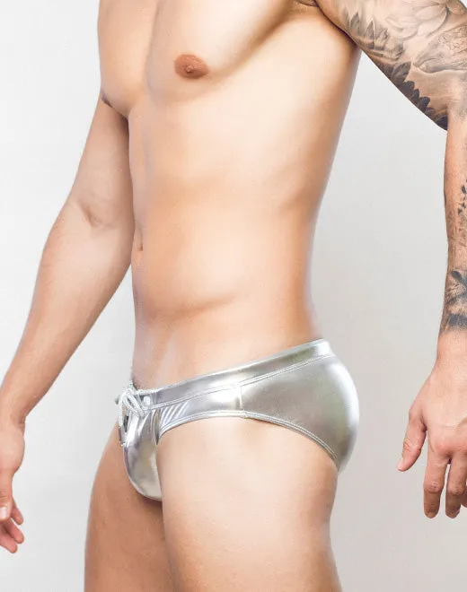 V30 Swim Brief - MetaLux Silver