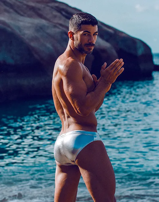 V30 Swim Brief - MetaLux Silver