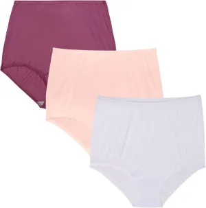 Vanity Fair Women's High Waisted Underwear, Full Coverage Ladies Panties, Perfectly Yours Briefs
