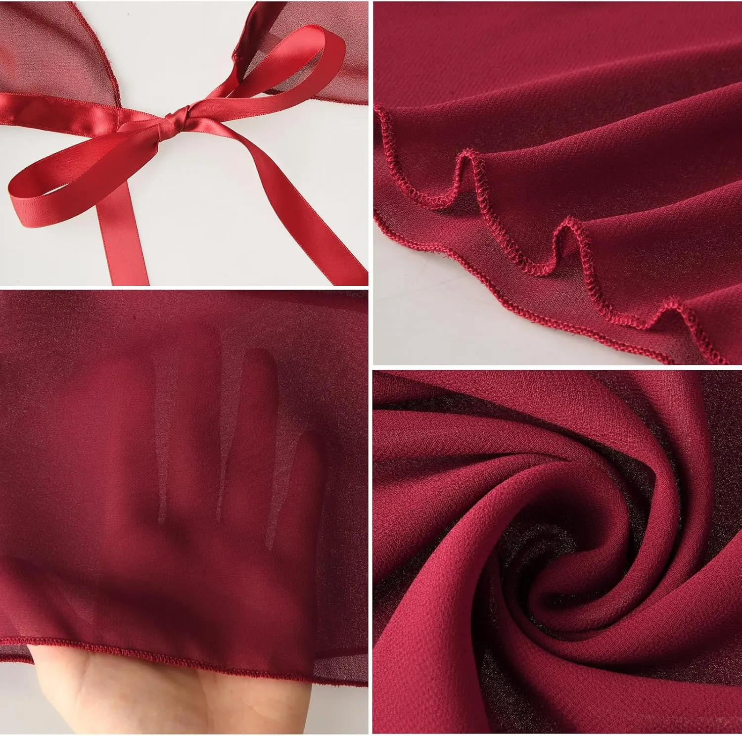 Women's Ballet Wrap Skirt Chiffon Dance Wrap Skirt with Adjustable Waist Tie Gymnastics Ballet Skirts for Women