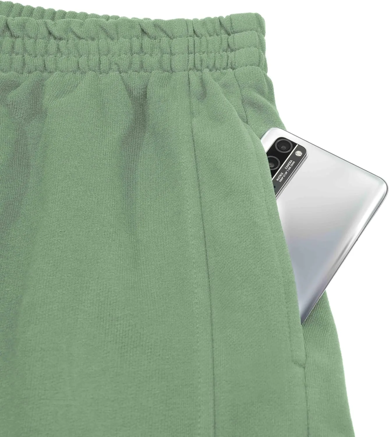 Womens Sweat Shorts Cotton Curved Hem Casual Lounge Short Workout Athletic Shorts with Pockets