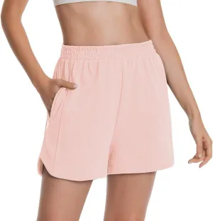 Womens Sweat Shorts Cotton Curved Hem Casual Lounge Short Workout Athletic Shorts with Pockets
