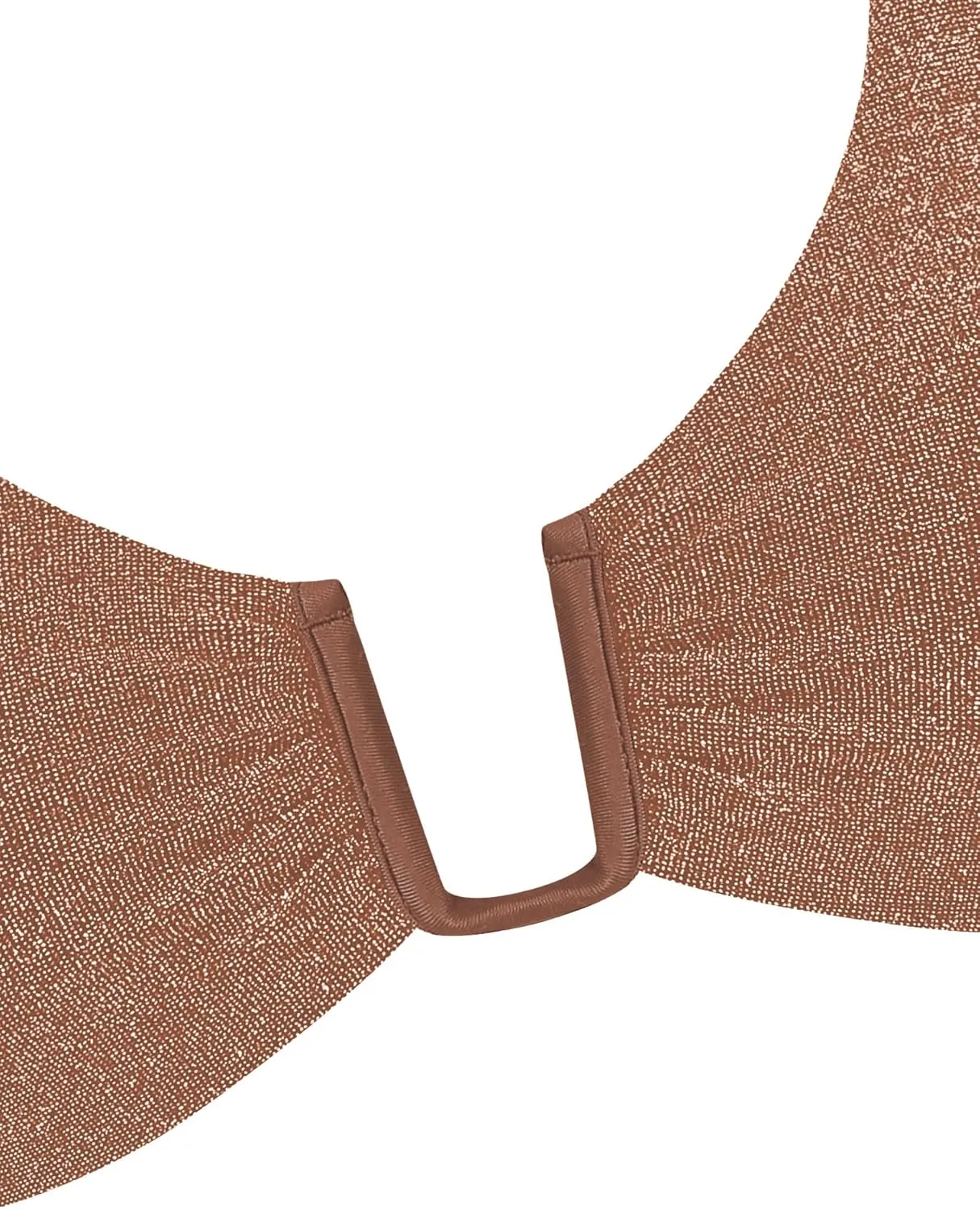 ZAFUL Women's Two Piece Swimsuit Textured U-Wired Metal Criss Cross String Bikini High Leg Bathing Suits